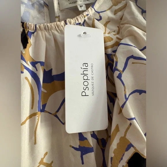 Psophia double sleeve ruffle top in ivory - Picture 13 of 14